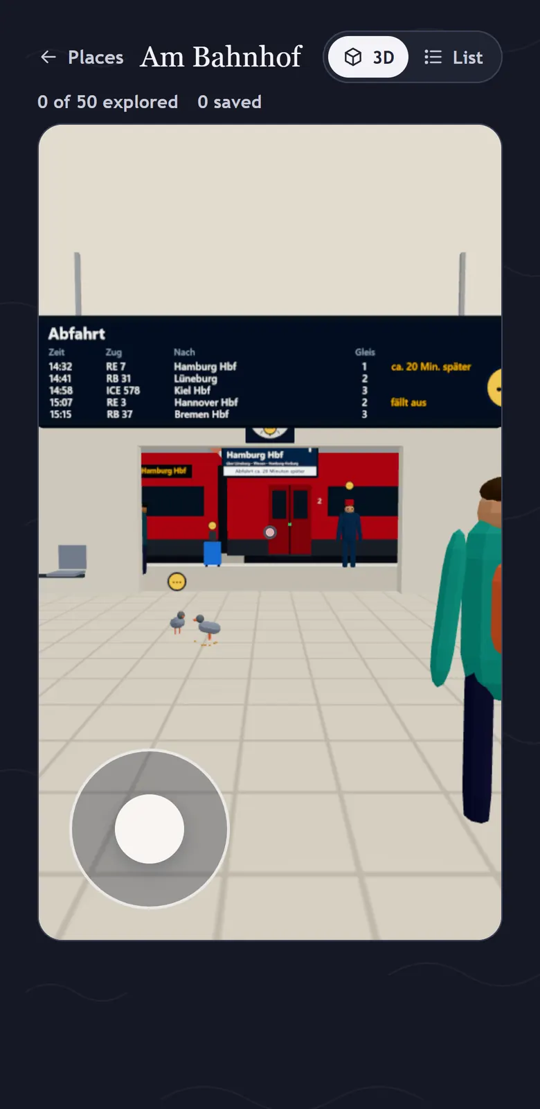 Places: walk through a doctor's practice and tap what you see