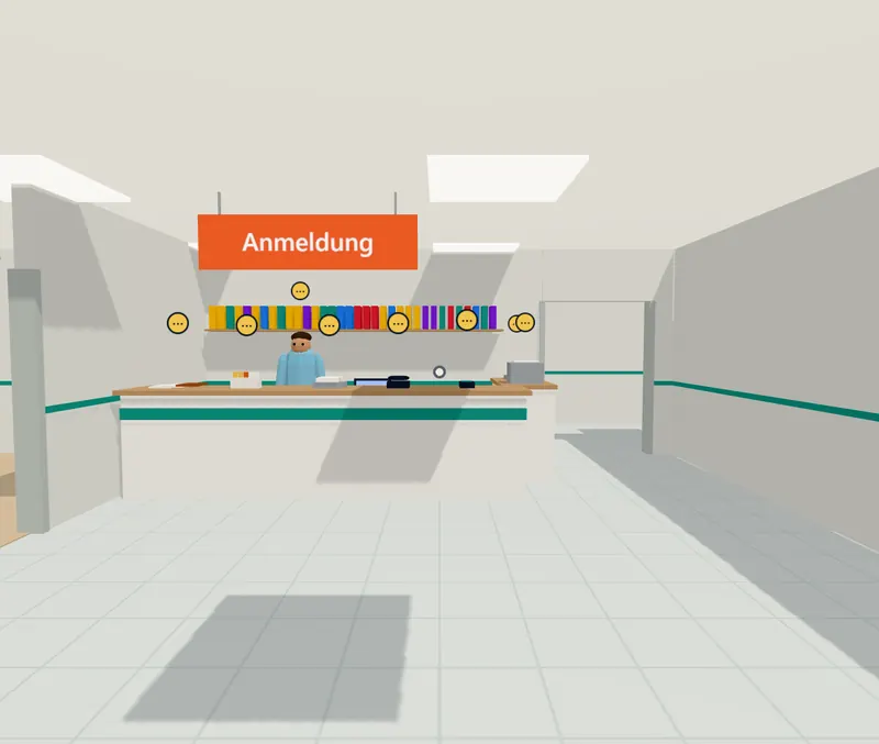 At the doctor’s, in the 3D view